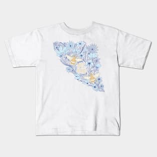 bee kind - floral pattern Kids T-Shirt